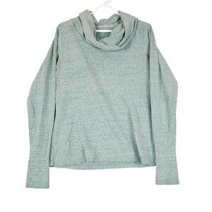 Athleta‎ Cowl Neck Long Sleeve Heathered Casual Top Women's Size L